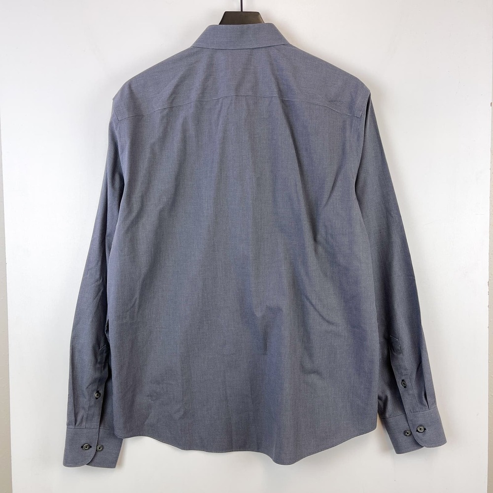 UNTUCKit (XL) Mens Slim Fit Cotton Button Down Shirt Gray - Picture 6 of 9